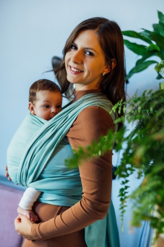 LennyLamb matcha - chusta tkana długa