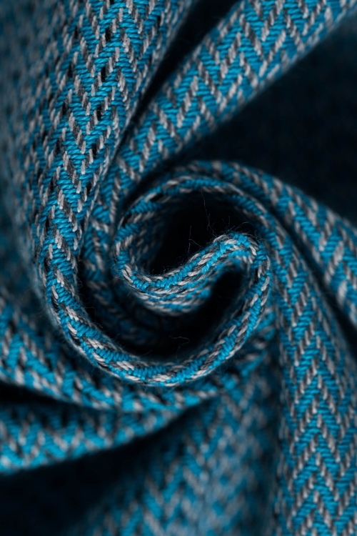 LennyLamb mała jodełka ombre bebop - chusta kółkowa