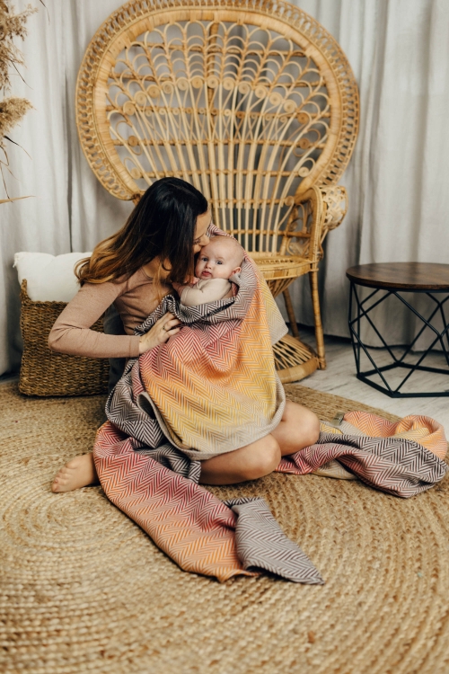 LennyLamb duża jodełka fandango - chusta kółkowa