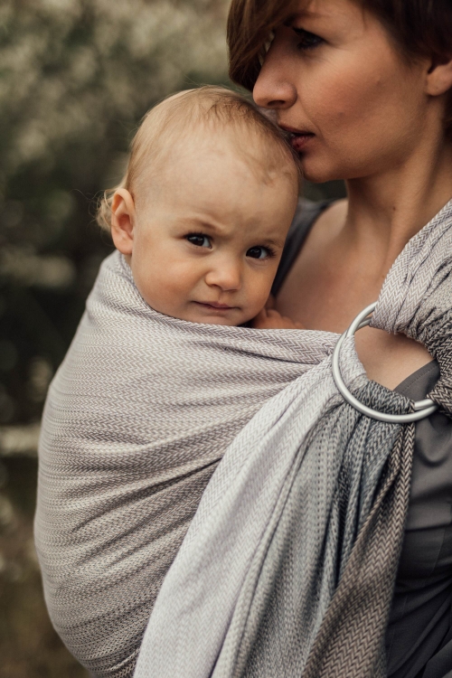 LennyLamb mała jodełka ragtime - chusta kółkowa