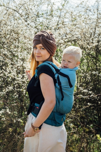 LennyLamb lennypreschool mała jodełka bebop - nosidło klamrowe regulowane