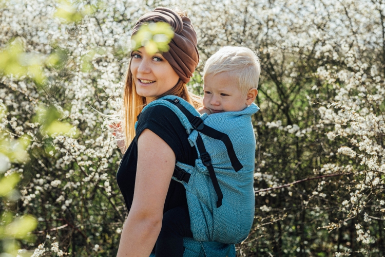 LennyLamb lennypreschool mała jodełka bebop - nosidło klamrowe regulowane