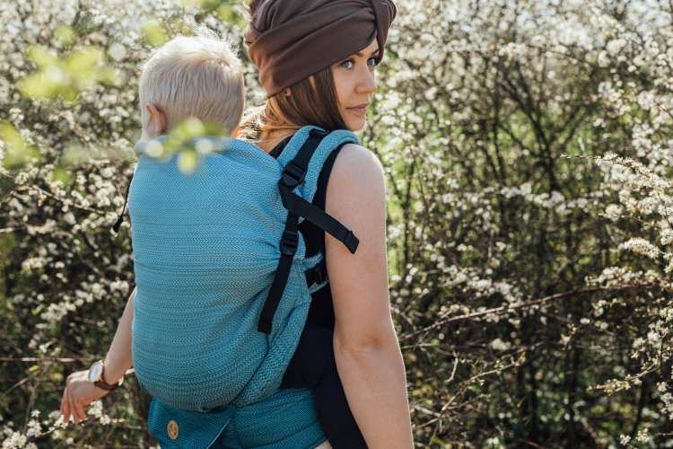 LennyLamb lennypreschool mała jodełka bebop - nosidło klamrowe regulowane