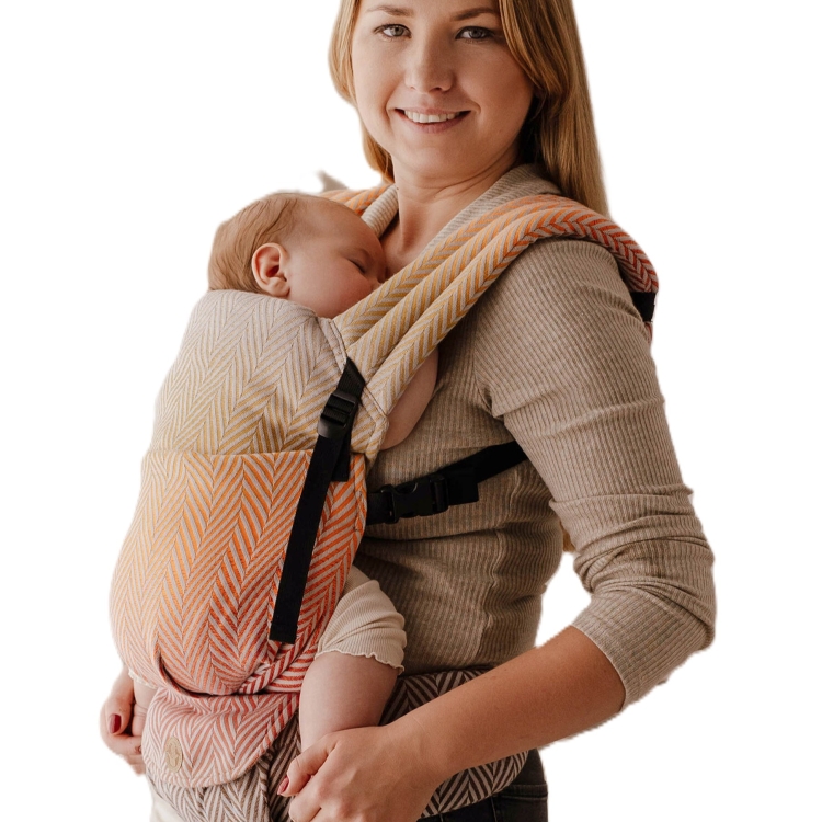 LennyLamb lennylight duża jodełka fandango - nosidło klamrowe regulowane