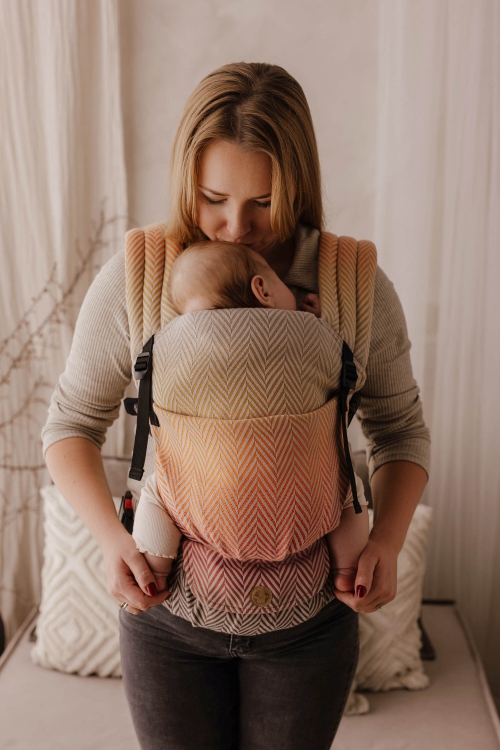 LennyLamb lennylight duża jodełka fandango - nosidło klamrowe regulowane