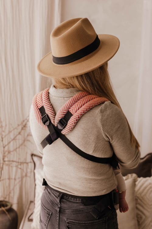 LennyLamb lennylight duża jodełka fandango - nosidło klamrowe regulowane