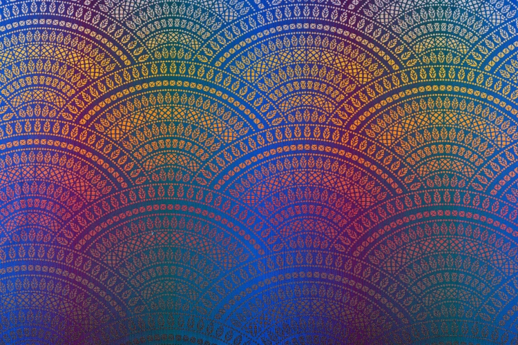 LennyLamb pawi ogon bolero - chusta kółkowa