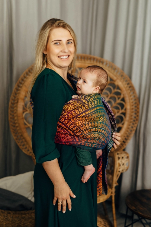 LennyLamb pawi ogon bolero - chusta kółkowa