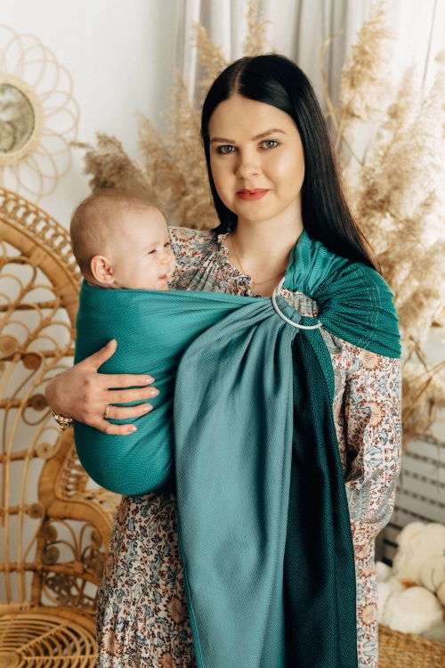 LennyLamb mała jodełka salsa - chusta kółkowa