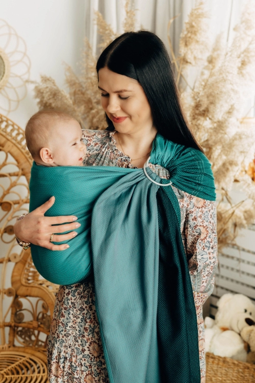 LennyLamb mała jodełka salsa - chusta kółkowa