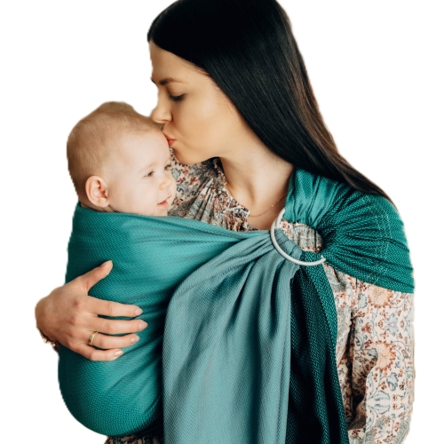 LennyLamb mała jodełka salsa - chusta kółkowa