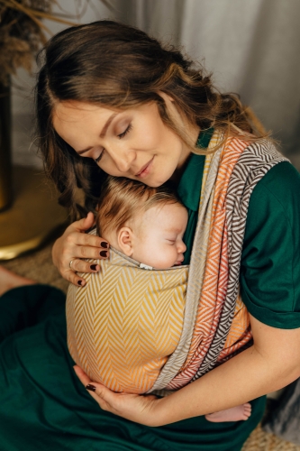 LennyLamb duża jodełka fandango - chusta długa tkana