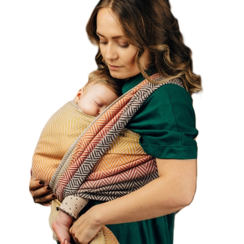 LennyLamb duża jodełka fandango - chusta długa tkana