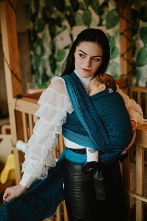 LennyLamb mała jodełka fado - chusta długa tkana