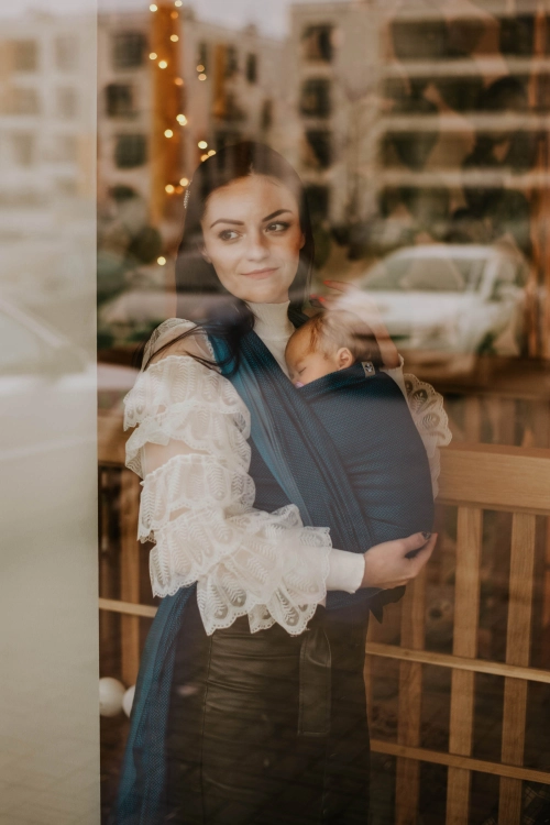 LennyLamb mała jodełka fado - chusta długa tkana