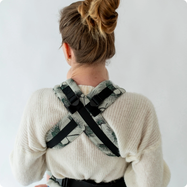 Qusy standard 2.0 epic ginkgo jungle - nosidło klamrowe regulowane