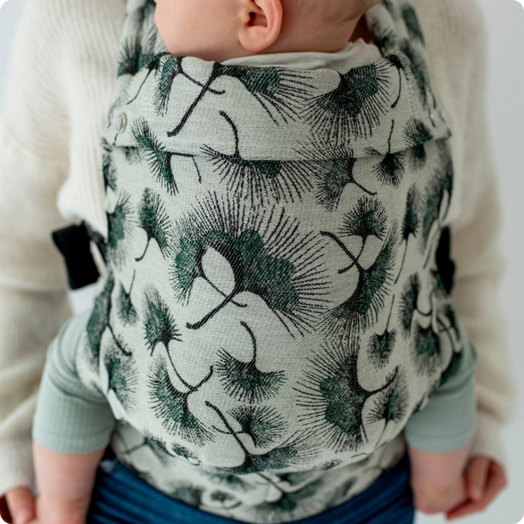 Qusy standard 2.0 epic ginkgo jungle - nosidło klamrowe regulowane