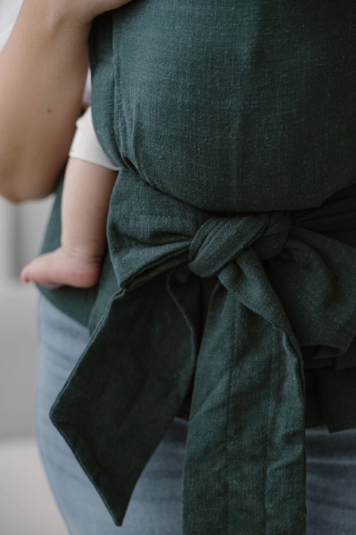 Kavka handy PRO pine green no cotton - nosidło hybrydowe regulowane