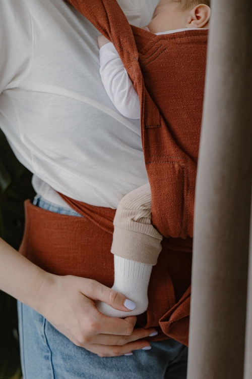 Kavka handy PRO fox linen - nosidło hybrydowe regulowane