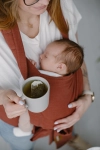 Kavka handy PRO fox linen - lniane nosidło hybrydowe regulowane