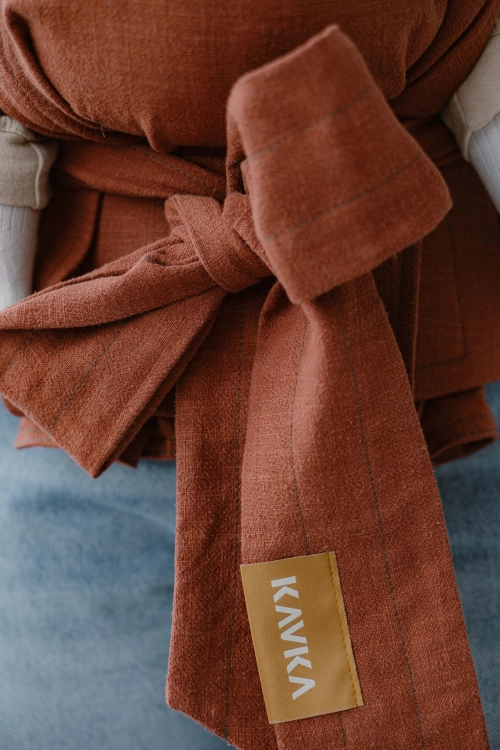 Kavka handy PRO fox linen - nosidło hybrydowe regulowane