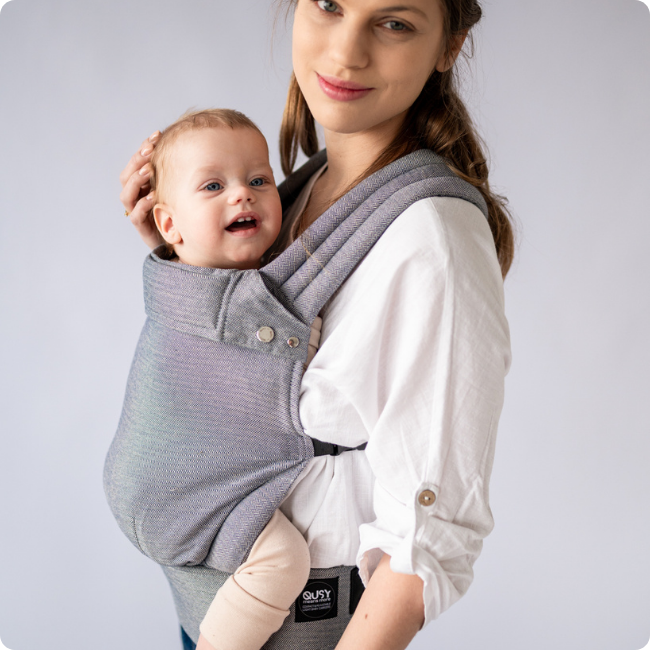 Qusy standard 2.0 cosmic twill - nosidło klamrowe regulowane