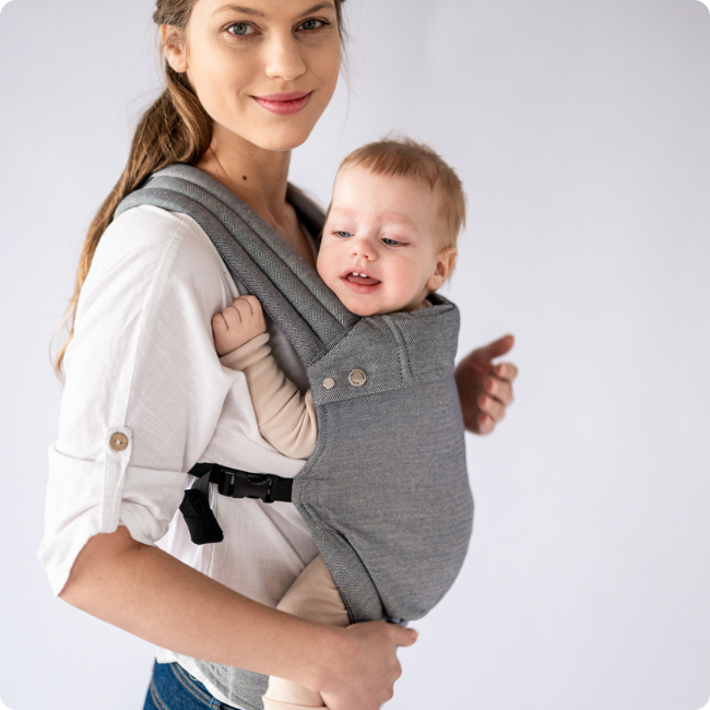 Qusy standard 2.0 cosmic twill - nosidło klamrowe regulowane