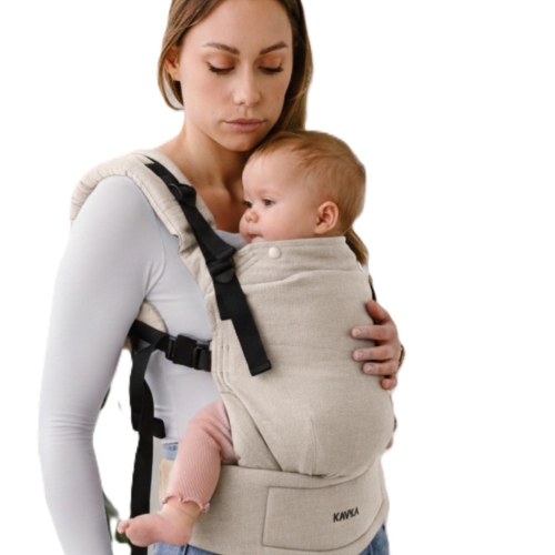 Kavka multi-ge PRO papyrus linen - nosidło klamrowe regulowane