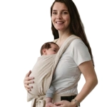 Lniane nosidło rosnące z dzieckiem Kavka Handy PRO Papyrus – ergonomiczne i regulowane