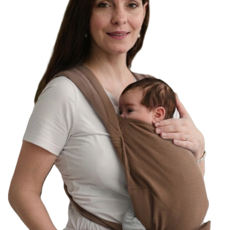 Kavka handy pro chocolate brown no cotton - nosidło hybrydowe regulowane