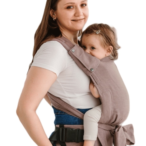 Kavka handy PRO mocca ramia - nosidło hybrydowe regulowane