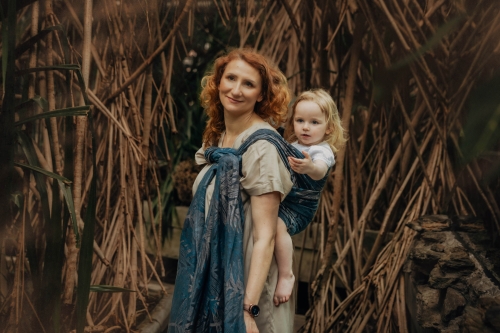 LennyLamb rainforest nocturnal - chusta długa tkana