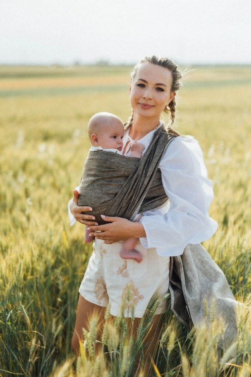 LennyLamb arrow wood - chusta długa tkana