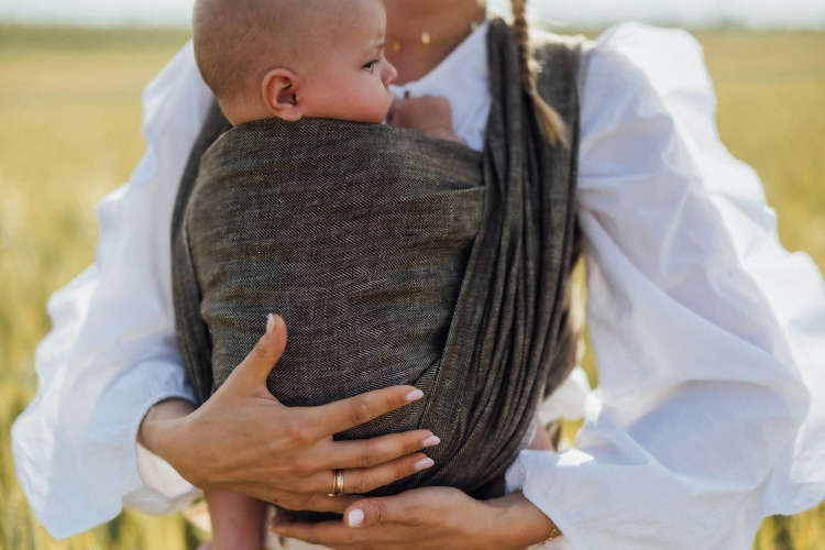 LennyLamb arrow wood - chusta długa tkana