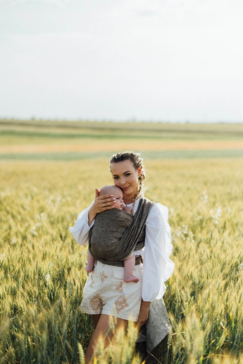 LennyLamb arrow wood - chusta długa tkana