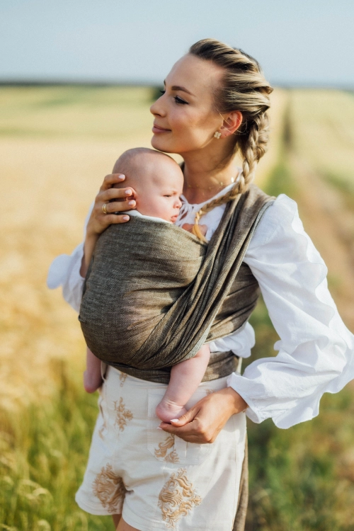LennyLamb arrow wood - chusta długa tkana