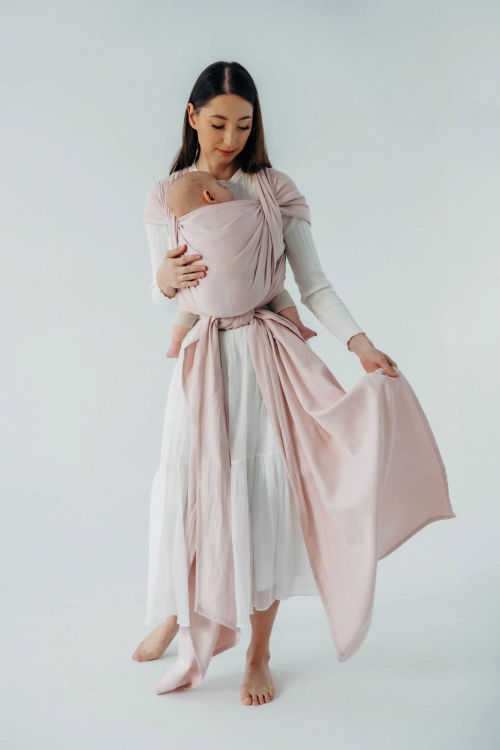 Lennylamb marshmallow - chusta długa tkana