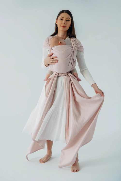 Lennylamb marshmallow - chusta długa tkana