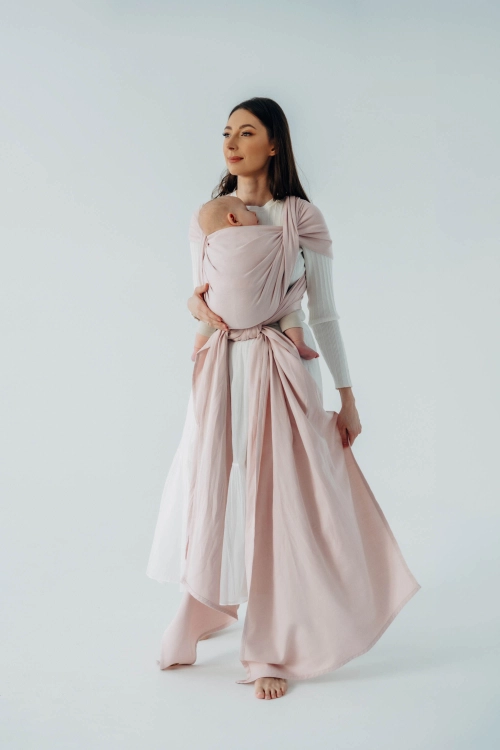 Lennylamb marshmallow - chusta długa tkana