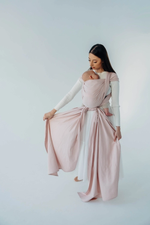 Lennylamb marshmallow - chusta długa tkana