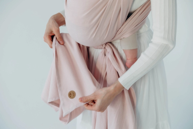 Lennylamb marshmallow - chusta długa tkana