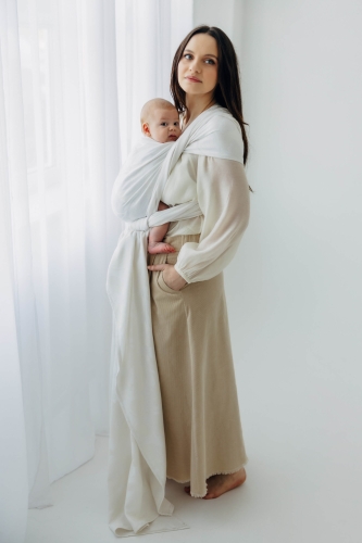 Lennylamb viridiflora milky way - chusta długa tkana