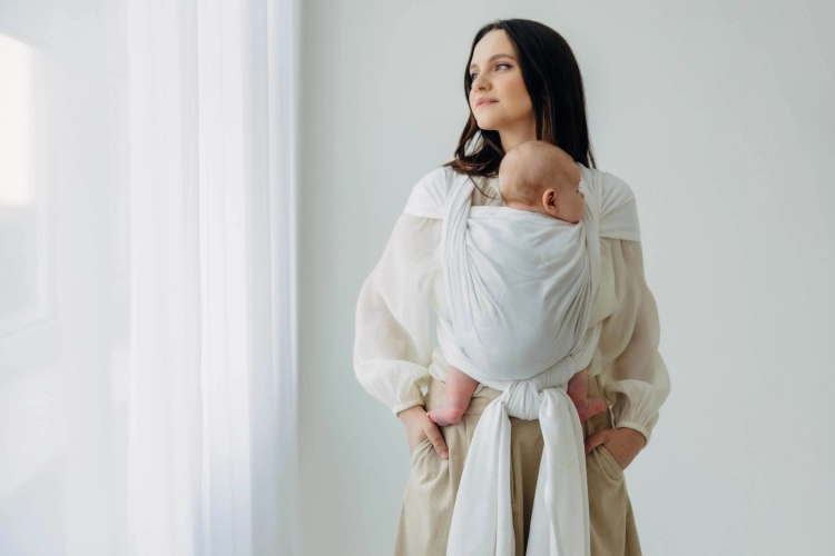 Lennylamb viridiflora milky way - chusta długa tkana