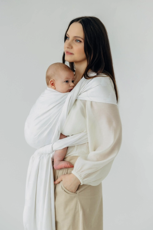 Lennylamb viridiflora milky way - chusta długa tkana