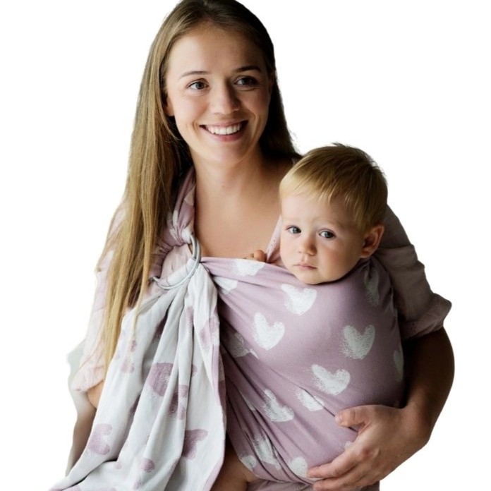 Little Frog hazy love rose - chusta kółkowa