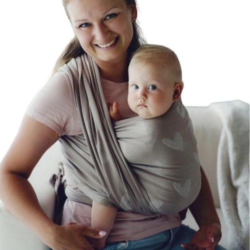 Little Frog tencel hazy love drift - chusta długa tkana