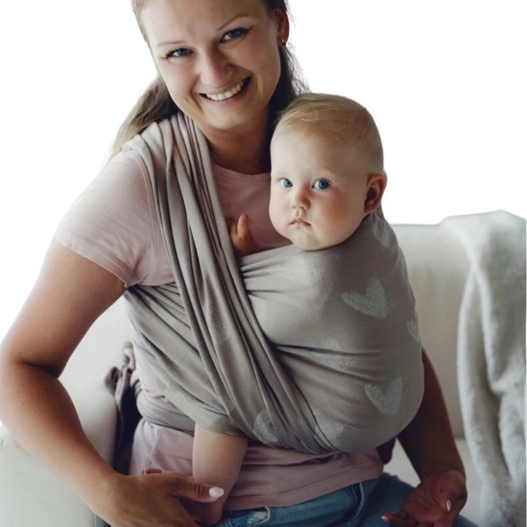 Little Frog tencel hazy love drift - chusta długa tkana