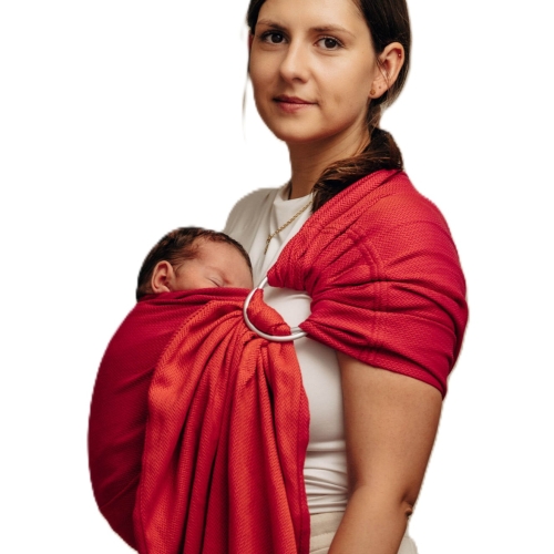 LennyLamb mała jodełka sedona - chusta kółkowa