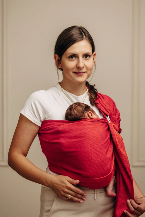 LennyLamb mała jodełka sedona - chusta kółkowa