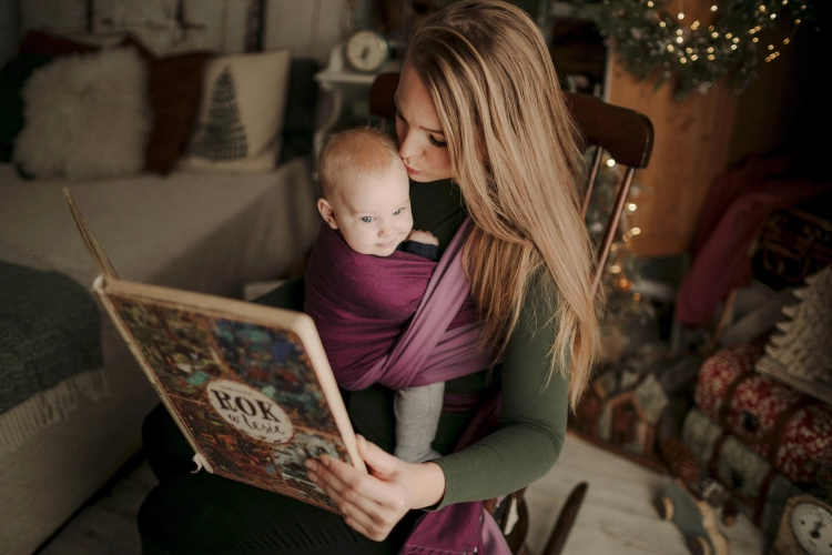 LennyLamb supernova forte - chusta długa tkana